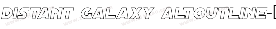 Distant Galaxy AltOutline字体转换